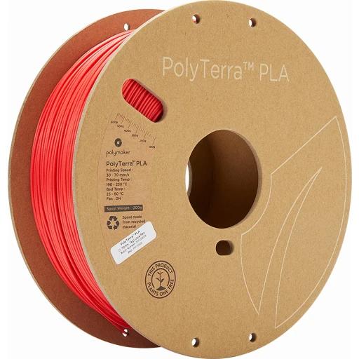 Polymaker PolyTerra PLA Lava rdeča 1,75mm 3kg