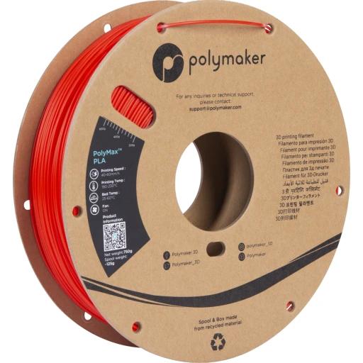 PolyMaker PolyMax PLA Rdeča 1,75mm 750g