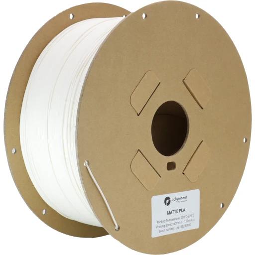 Polymaker Matte PLA za produkcijo Bela 1,75mm 2,5kg