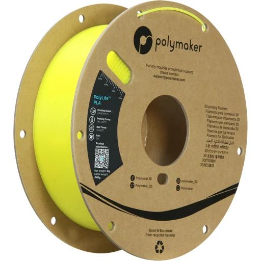 Polymaker PolyLite™ Luminous PLA rumena 1,75mm 1kg