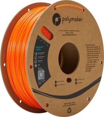 Polymaker PolyLite PETG Filament Oranžna 1,75mm 1kg