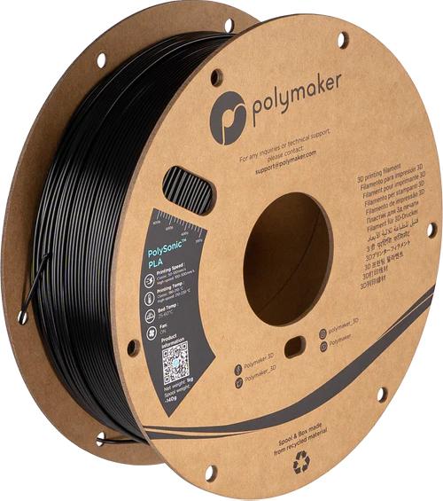 Polymaker PolySonic™ PLA – High Speed PLA črna