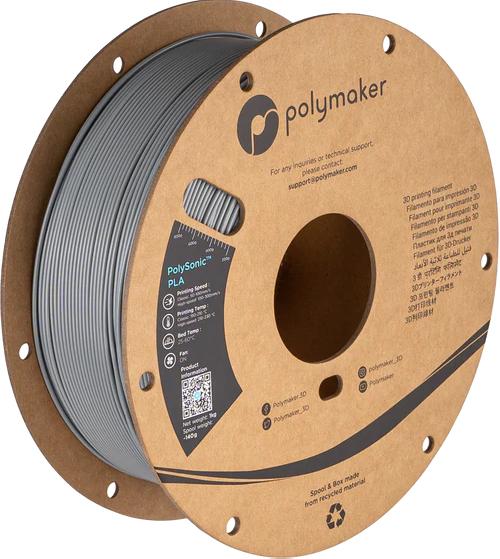 Polymaker PolySonic™ PLA – High Speed PLA siva