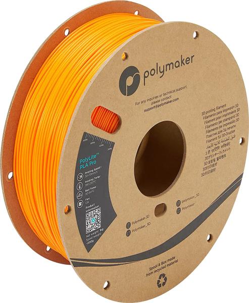 Polymaker PolyLite PLA PRO Orange 1,75mm 1kg