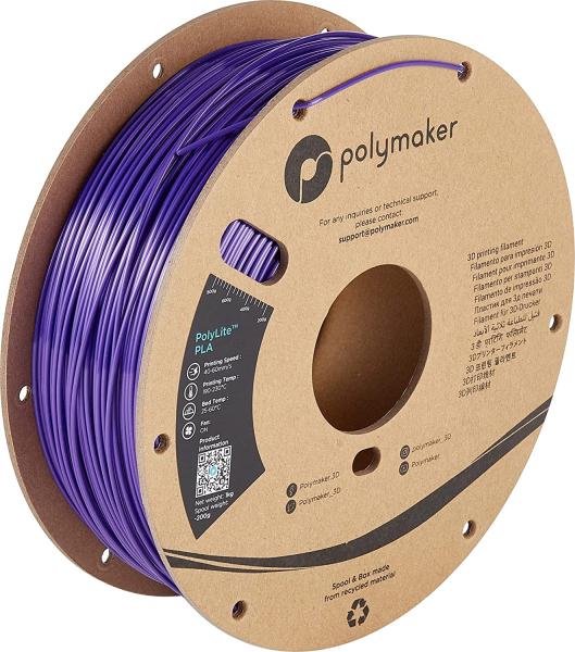 Polymaker PolyLite Silk PLA vijolična 1,75mm 1kg