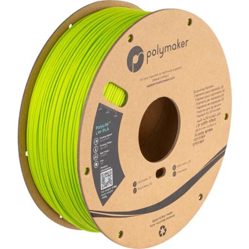 Polymaker PolyLite™ LW-PLA Svetlo zelena 1,75mm 800g