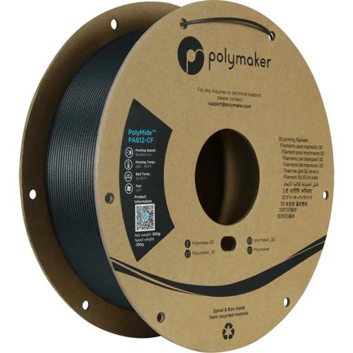 Polymaker PolyMide™ PA612-CF Črna 1,75mm 500g