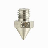 Raise3d V3 Hardened Nozzle (E2, Pro2 and Pro3 Series) 0,2mm to 1,0mm