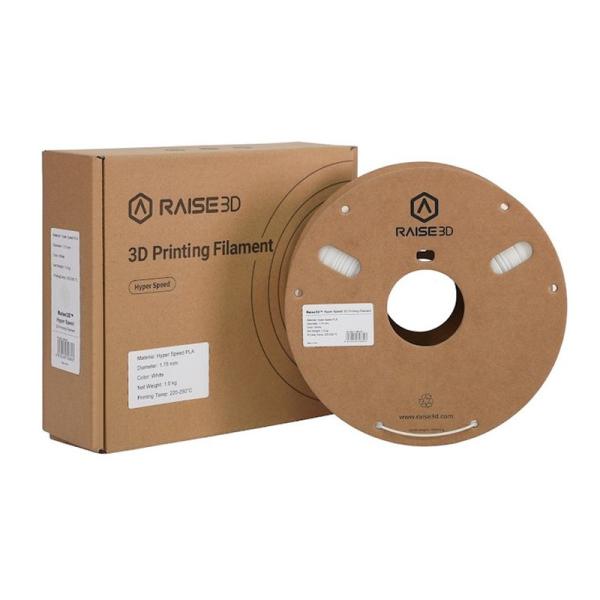 Raise3D Hyper Speed PLA Filament Bela 1kg 1,75mm