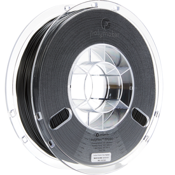 PolyMaker PolyFlex TPU-95A Prava črna 1,75mm 750g