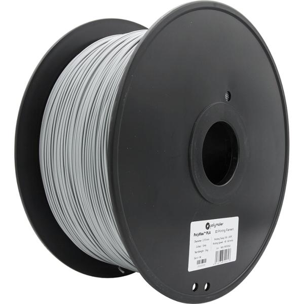 Polymaker PolyLite PLA Filament Siva 1,75mm 3kg