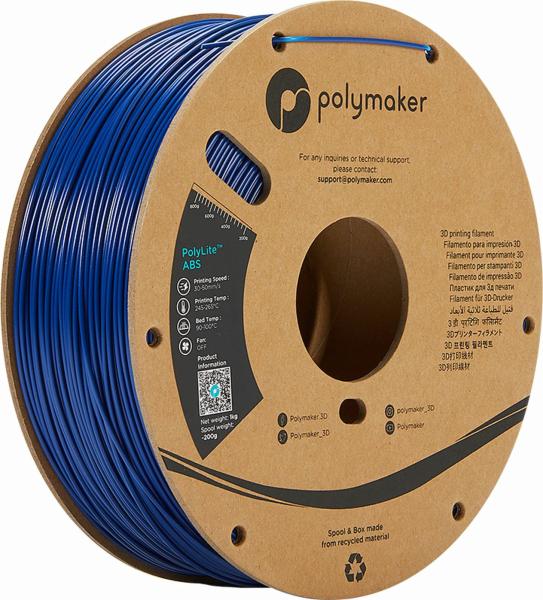 Polymaker PolyLite ABS Filament Modra 1,75mm 1kg
