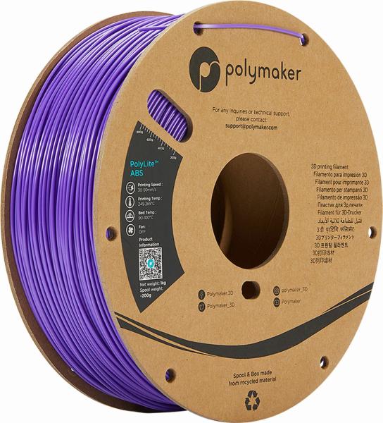 Polymaker PolyLite ABS Filament Vijolična 1,75mm 1kg