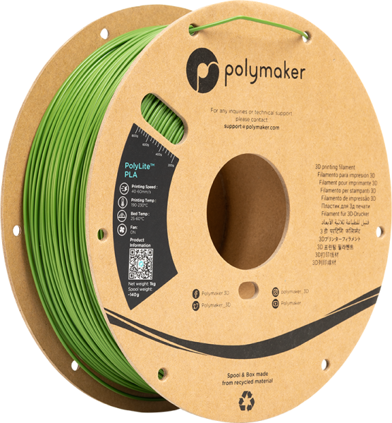 Polymaker PolyLite PLA Filament tropsko zelena 1,75mm 1kg