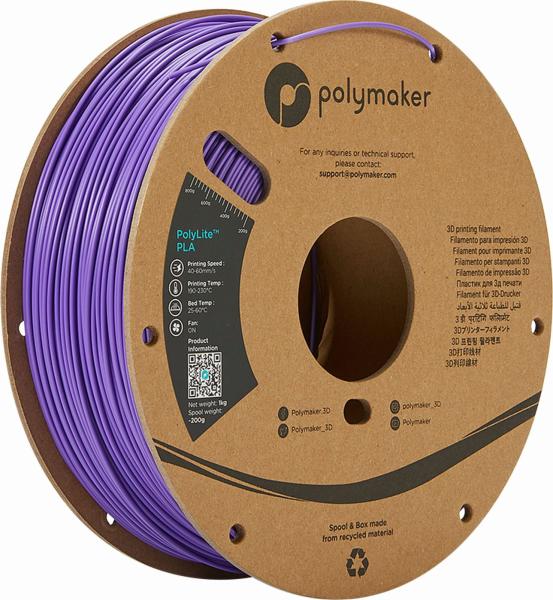 Polymaker PolyLite PLA Filament vijolična 1,75mm 1kg