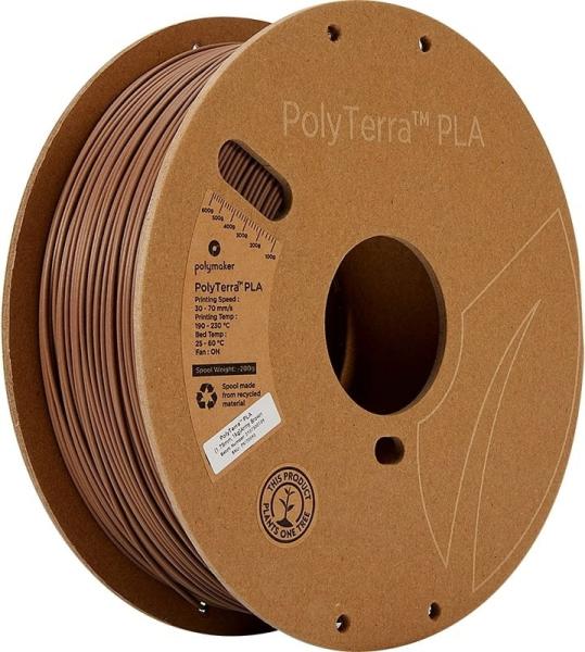 Polymaker PolyTerra PLA Vojaško rjava 1,75mm 1kg
