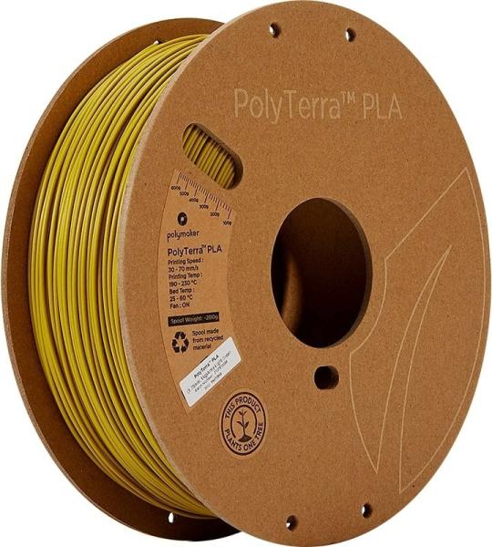 Polymaker PolyTerra PLA Vojaško svetla zelena 1,75mm 1kg