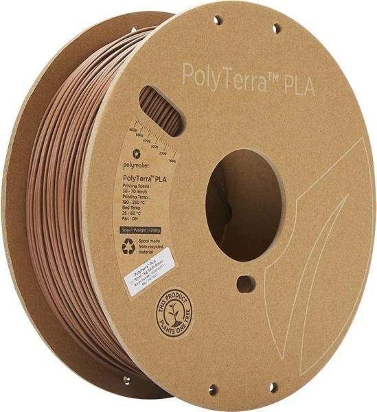 Polymaker PolyTerra PLA Zemeljsko rjava 1,75mm 1kg