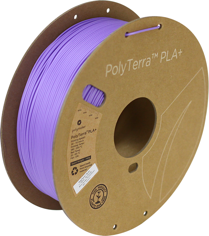 Polymaker PolyTerra PLA+ vijolična 1,75mm 1kg