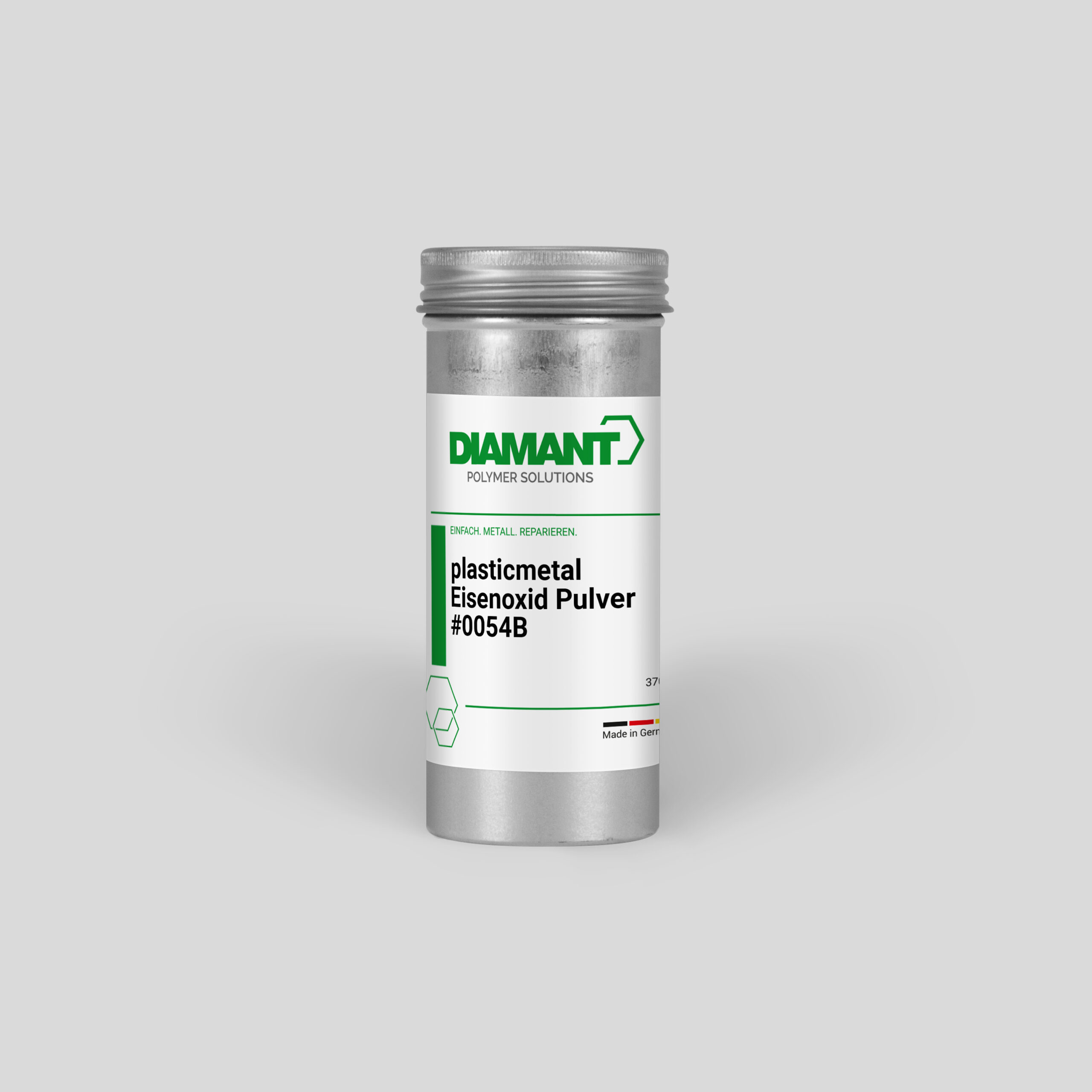 Plasticmetal železov oksid v prahu (tekoča kovina)