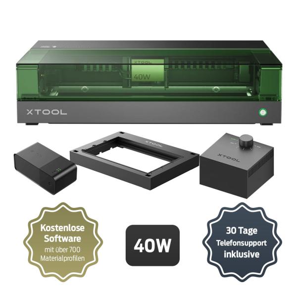 xTool S1 Zaprt diodni laserski rezalnik 40W osnovni komplet