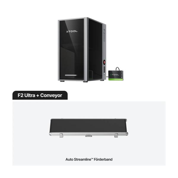 Paket: xTool F2 Ultra Dual Laser + transportni trak
