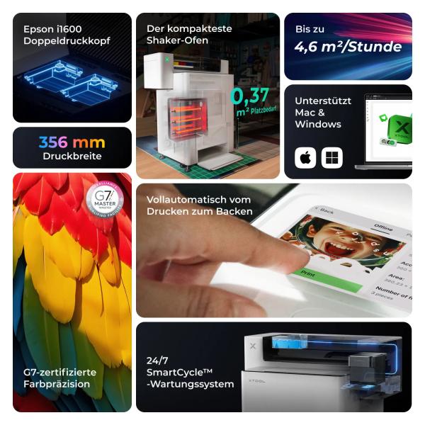 xTool Apparel Printer – samostojni tekstilni tiskalnik - slika 3