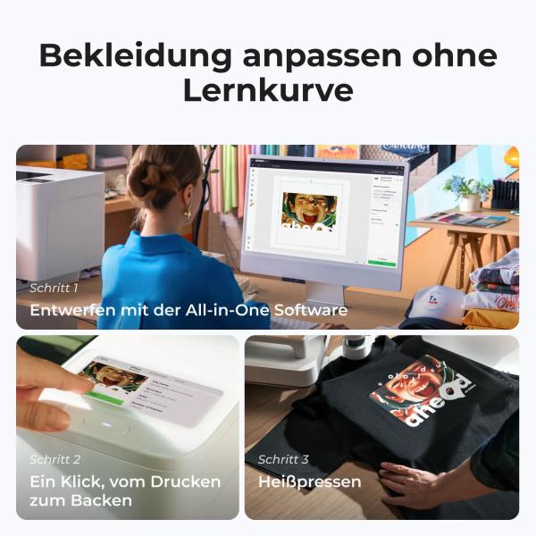 xTool Apparel Printer – samostojni tekstilni tiskalnik - slika 6