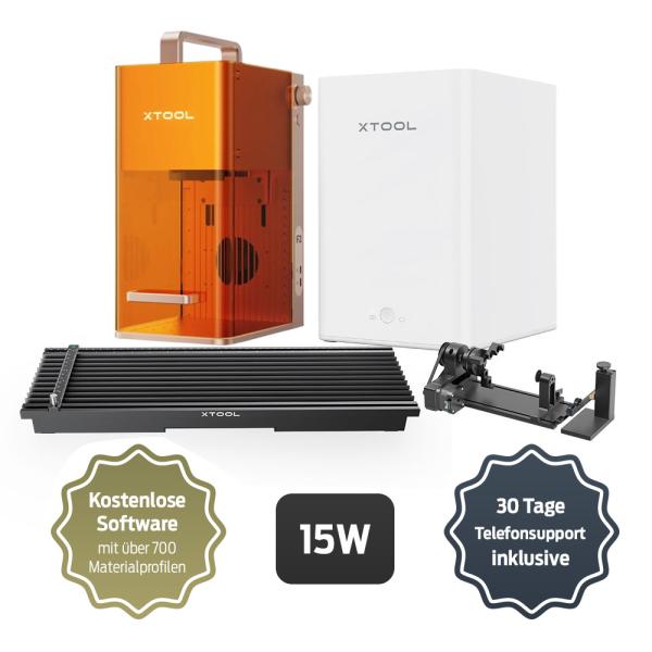 Paket: xTool F2 Deluxe komplet