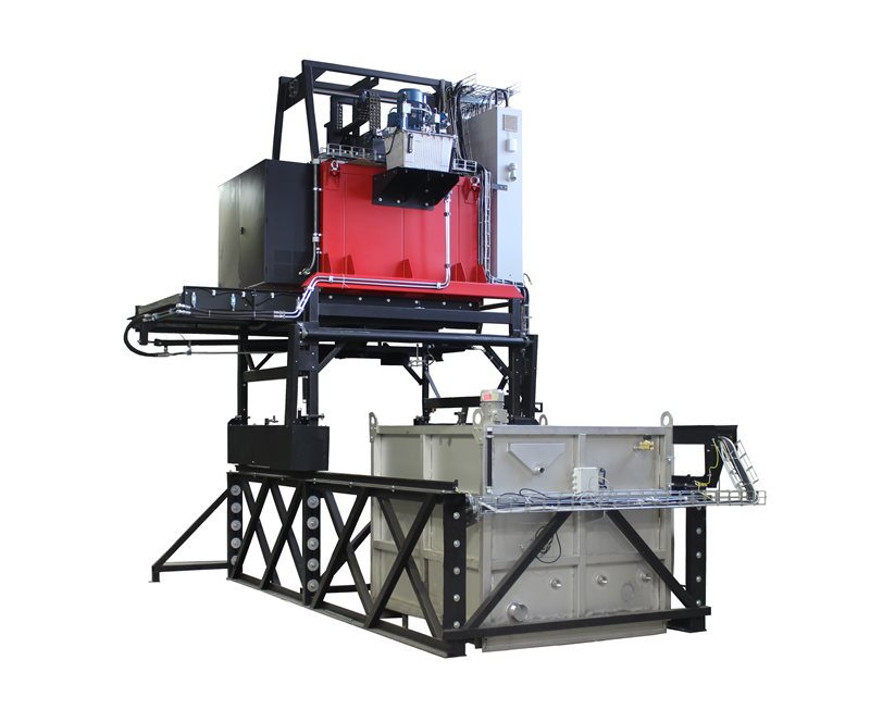 KNC/V+KLV utrjevalna linija za obdelavo aluminijevih ulitkov – do 600 °C