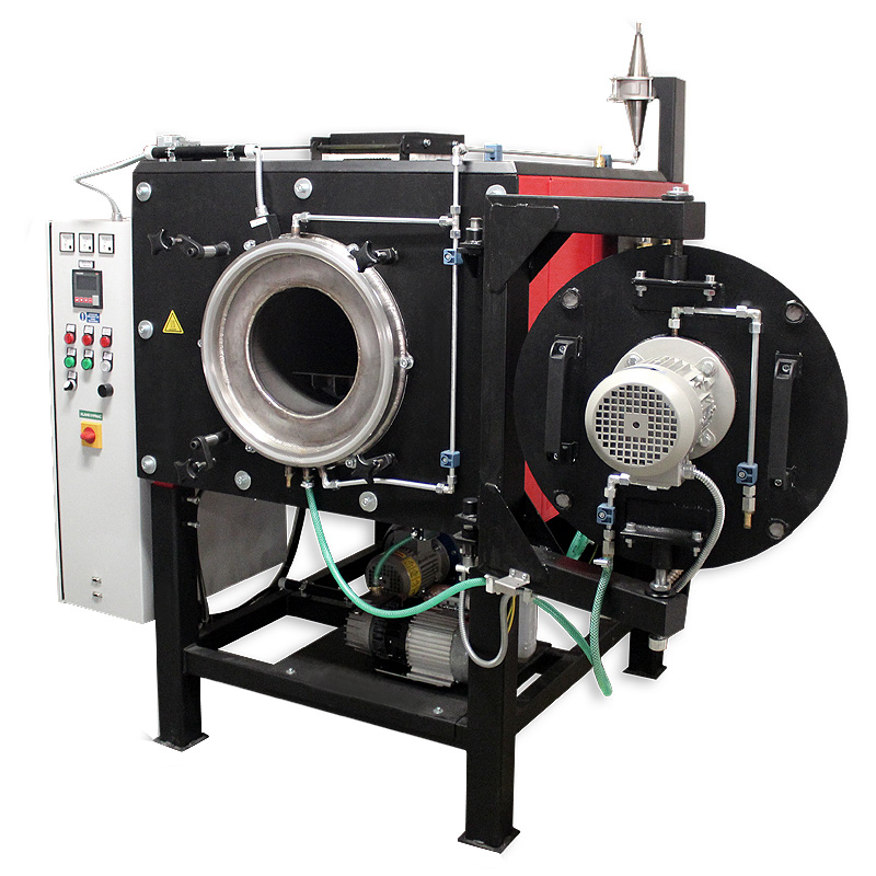 PKRC plinotesna komorna peč z retorto – do 950 / 1100 °C