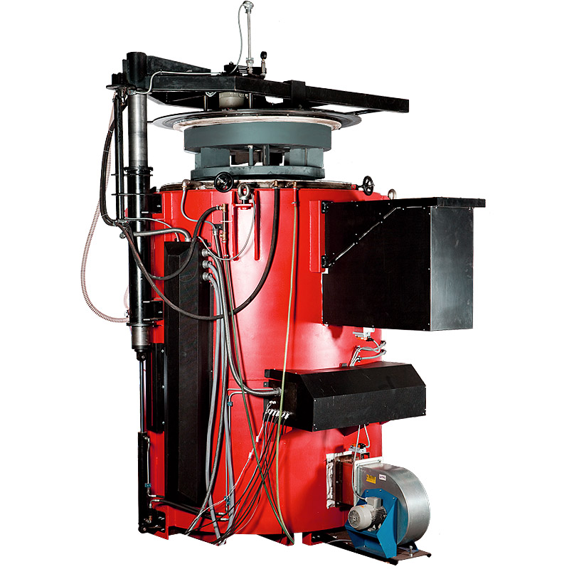 SRC plinotesna jaškasta peč z notranjim kroženjem atmosfere – do 950 / 1100 °C