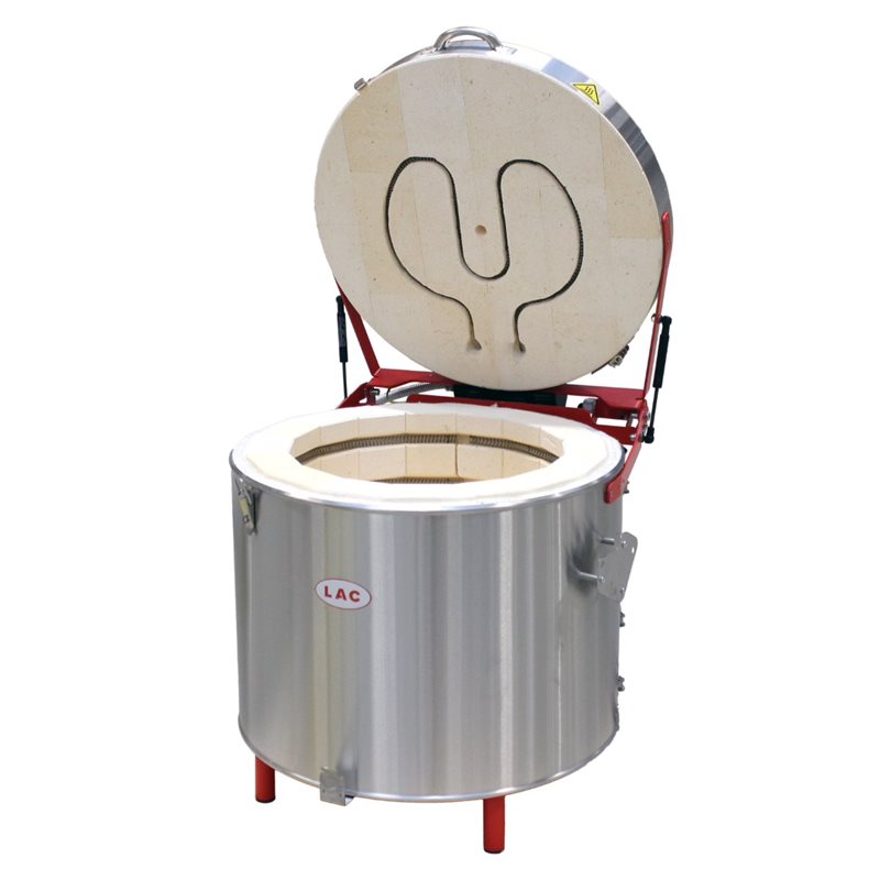 MGF peč z zgornjim nalaganjem za fuzijo stekla – do 900 °C