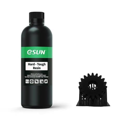 eSUN Hard-Tough Resin (fotopolimerna smola) – Črna, 1 kg